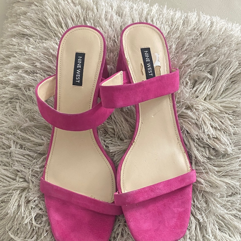 Nine West Fuchsia Sandals for Women